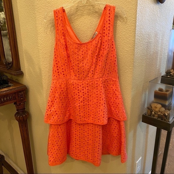 FOREVER 21 Women Eyelet Layered Summer Dress Size Medium - Picture 1 of 8